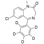 Diazepam labeled d5