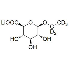 Ethyl-beta-D-glucuronide Labeled d5 Lithium salt