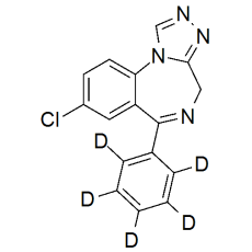 Estazolam labeled d5