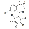 7-Amino-Nitrazepam labeled d5
