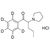 alpha-Pyrrolidinovalerophenone  labeled d5 (alpha-PVP-d5) Hydrochloride