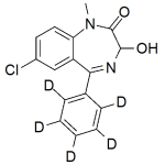 Temazepam labeled d5